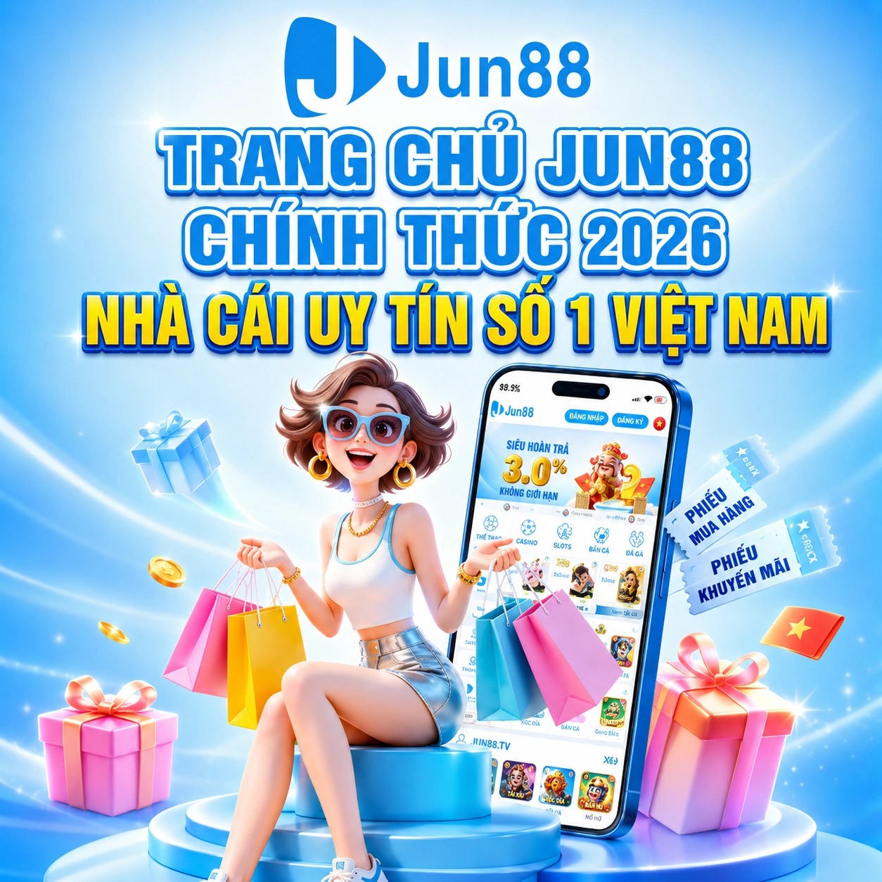 Banner mobile trang chủ JUN88 chính thức 2026 tối ưu cho điện thoại và truy cập an toàn