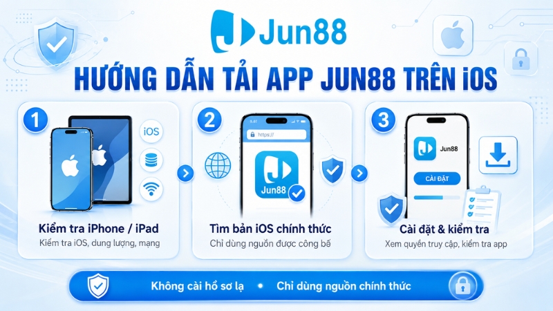 Hướng Dẫn Tải App JUN88 Trên iOS